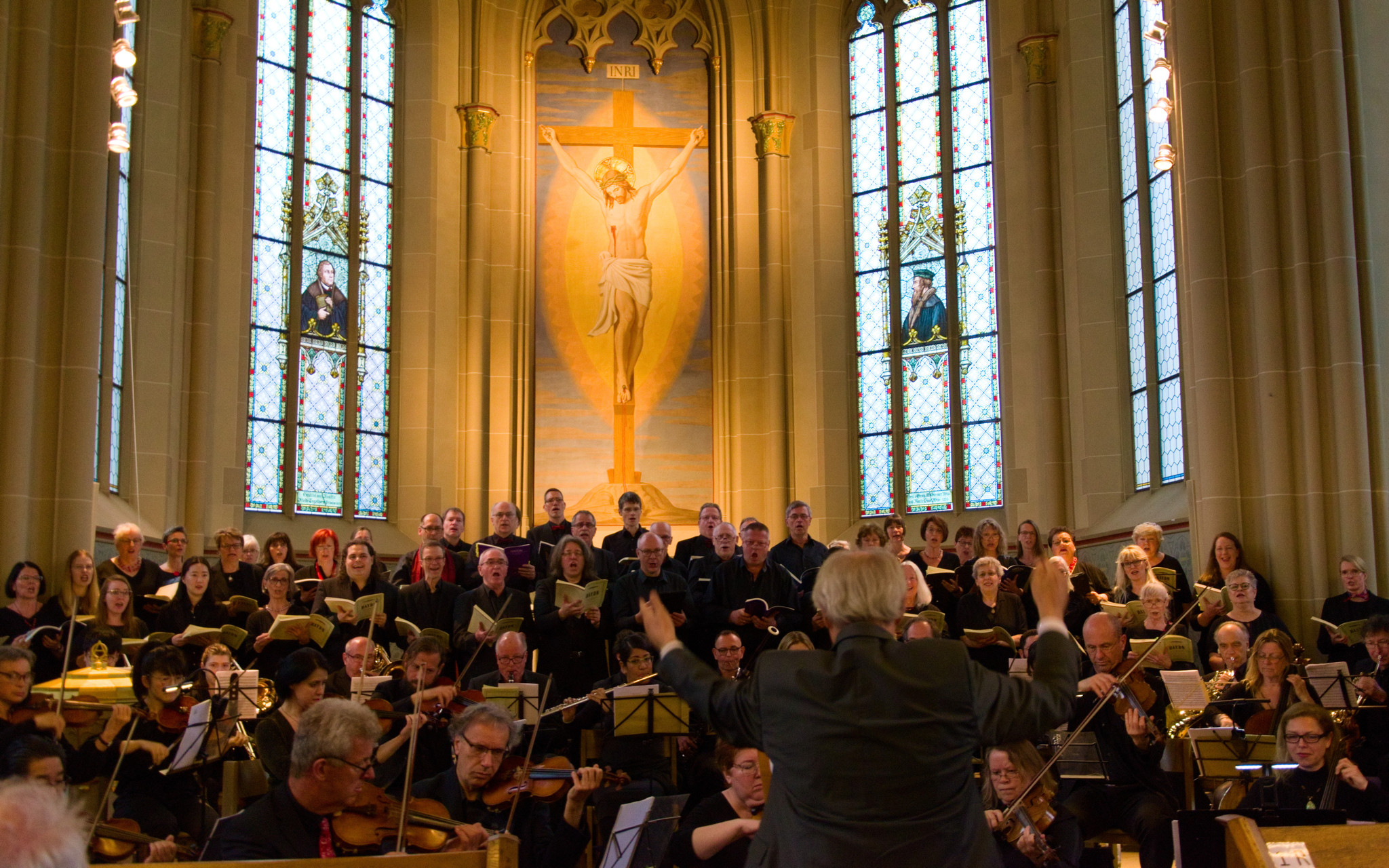 SAP Chor, Chorakademie Rhein-Neckar und Kurpfalzphilharmonie Heidelberg am 07. Mai 2023 in der evangelischen Stadtkirche Walldorf (J. Haydn "Die Sch&ouml;pfung")