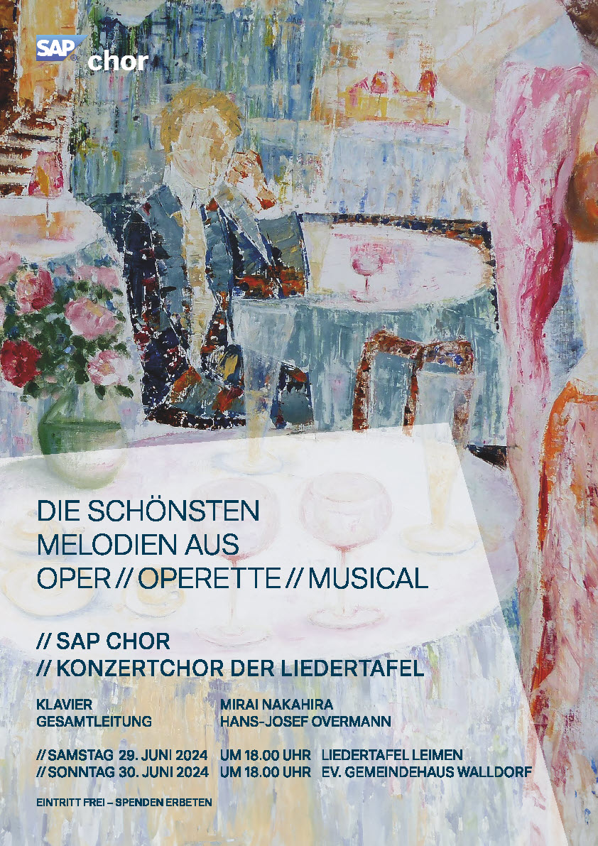 Plakatmotiv "Sch&ouml;nste Melodien aus Oper/Operette/Musical"
