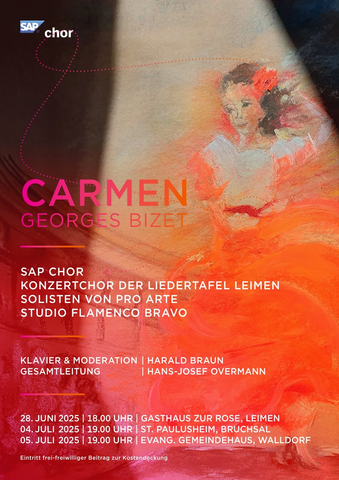 Plakatmotiv G.&nbsp;Bizet "Carmen"